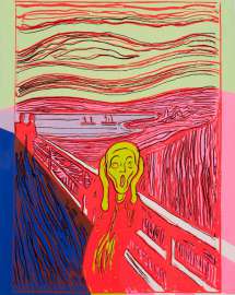 Andy Warhol: The Scream (After Munch), 1984