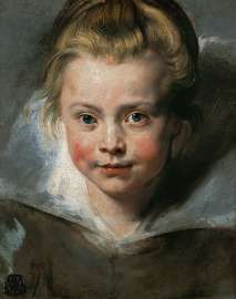 Peter Paul Rubens Porträt der Clara Serena Rubens, der Tochter des Künstlers (1611–1623), um 1616 Öl auf Leinwand auf Holz