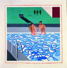 David Hockney: Two Boys in a Pool, Hollywood, 1965