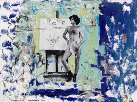Christian Ludwig Attersee, „Feuerstelle“, 2011 Privatbesitz