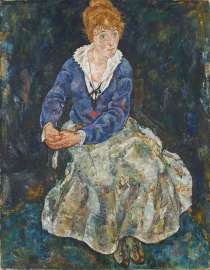 Egon Schiele, Die Frau des Künstlers, Edith Schiele, 1918