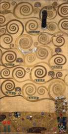 Gustav Klimt, Entwurfszeichnung zum Mosaikfries im Palais Stoclet, 1910/1911