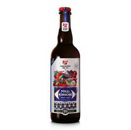 Flaschenfoto: Das saisonale Stiegl-Hausbier „Toll: Kirsche“ ist ab sofort bis Ende Februar erhältlich.