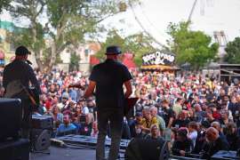 Live-Band Auftritt beim Maifest im Prater