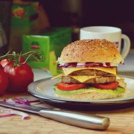 Veganer Burger