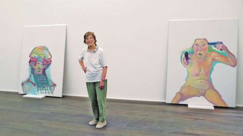 Ausstellungsaufbau bei Hauser & Wirth Zürich 2007