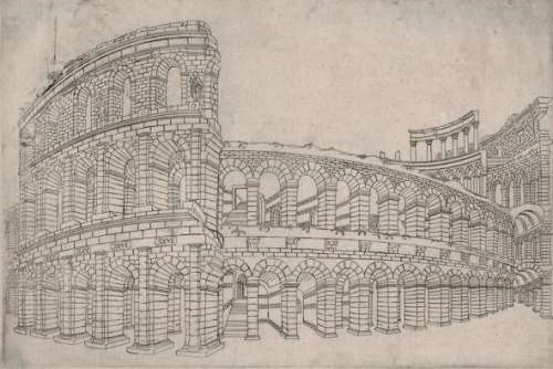Jacques Androuet du Cerceau Das Kolosseum, ca. 1545–1549