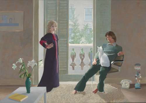 David Hockney: Mr. and Mrs. Clark and Percy, 1970–1971