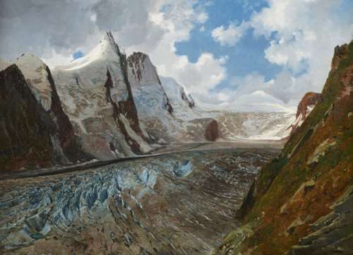 Thomas Ender, Der Großglockner mit der Pasterze, 1832