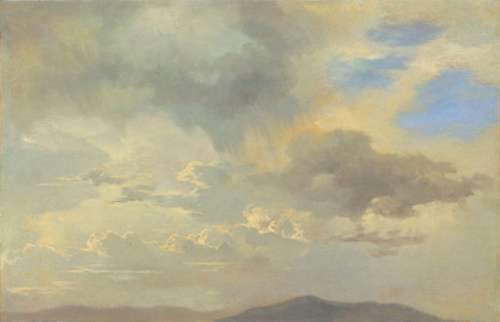 Adalbert Stifter, Wolkenstudie, um 1840
