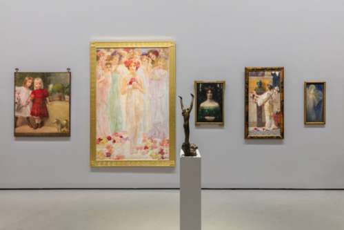 Ausstellungsansicht: Herausforderung Moderne. Wien und Zagreb um 1900
