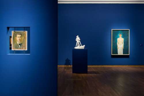 Ausstellungsansicht RICHARD GERSTL INSPIRATION – VERMÄCHTNIS Leopold Museum, Wien