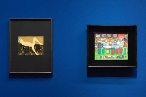 Ausstellungsansicht: Hundertwasser – Schiele. Imagine Tomorrow