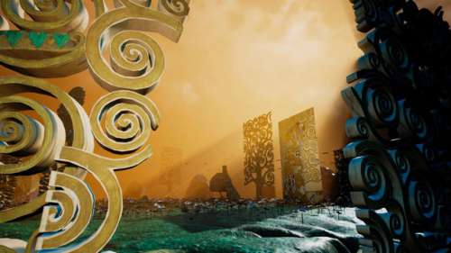 Frederick Baker, Still aus dem Director’s Cut zu KLIMT’S MAGIC GARDEN: A Virtual Reality Experience by Frederick Baker, 2018