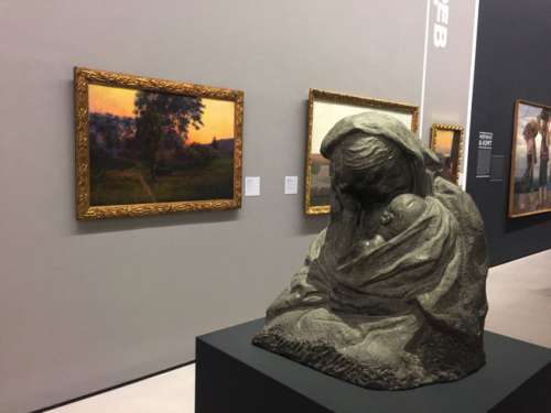 Ausstellungsansicht: Herausforderung Moderne. Wien und Zagreb um 1900