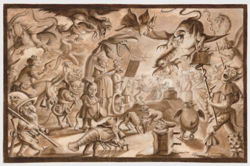 Lodovico Ottavio Burnacini, Tentacioni di S.Antonio, nach 1674
