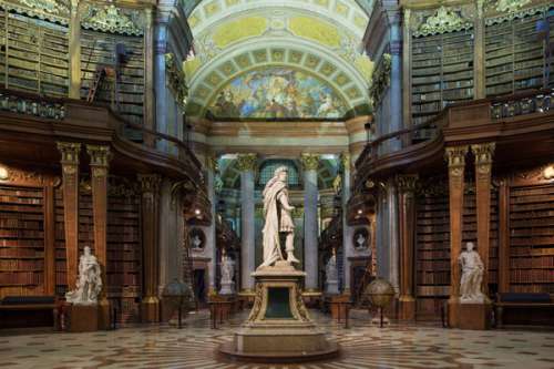 Der Prunksaal der Österreichischen Nationalbibliothek