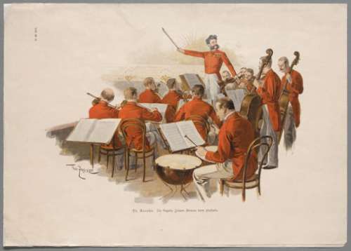 Johann Strauß und sein Orchester am Hofball