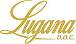 Lugana DOC Schriftzug in gold