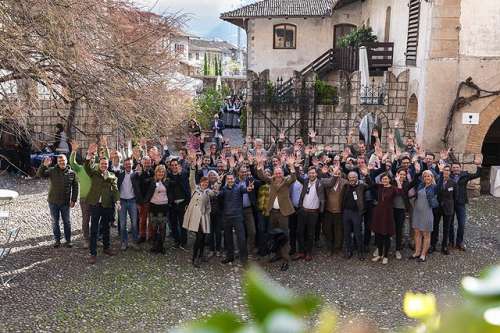 Gruppenbild der Winzer und Mitarbeiter der Summa 2018