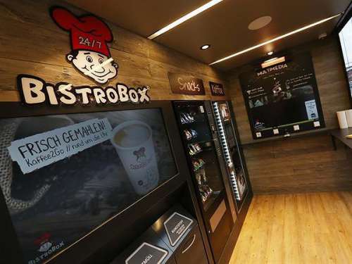 Innenansicht der neuen BistroBox in Bad Hall