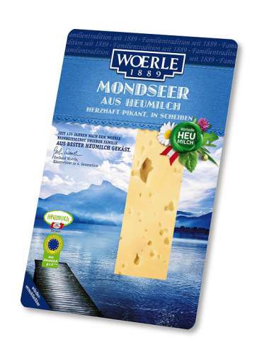 Der herzhaft-pikante Mondseer ist auch in Scheibenform ein wahrer Genuss.