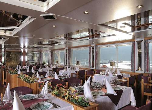 MS Wolga Innenansicht - Restaurant