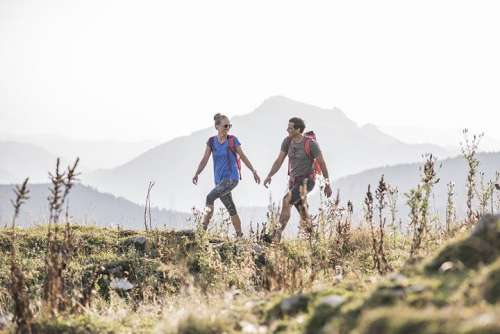 Wandern im Salzkammergut rund um den Fuschlsee im Herbst